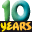 10 years of geocaching icon (groundspeak)