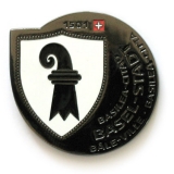 basel city geocoin | black nickel (re)