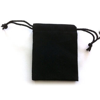 black velvet pouch