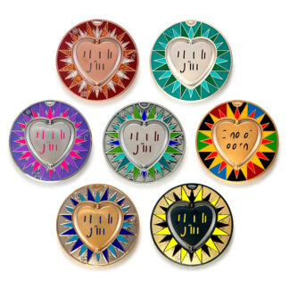 gulas geocoins, set of all 7 including artist edition