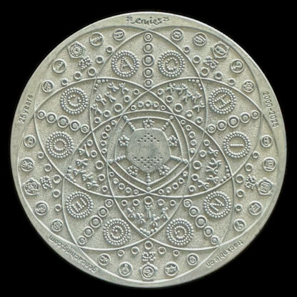 25 years of geocaching geocoin, terne (ae)