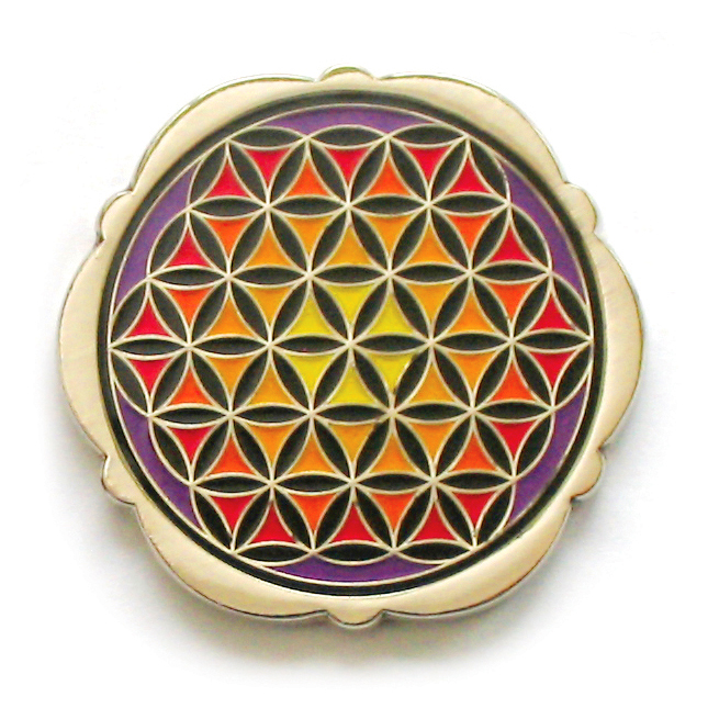 flower of life geocoin by ernies