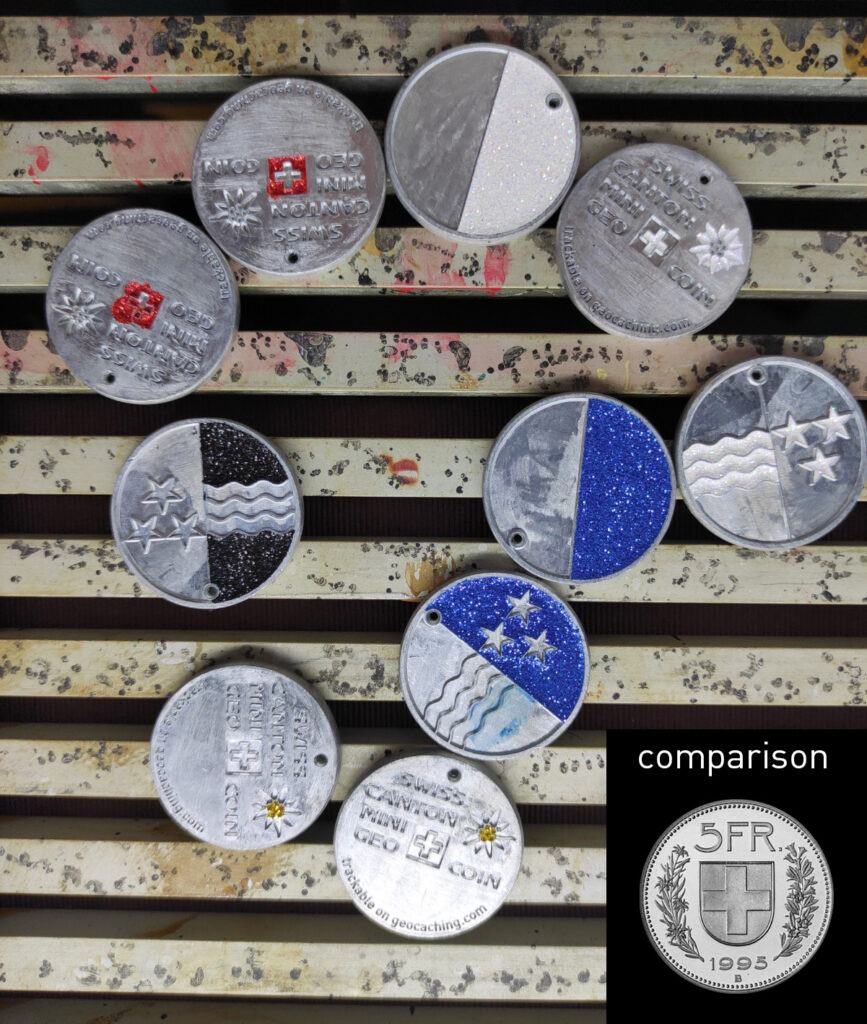 swiss canton geocoins